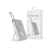 Devia Extreme Speed Series Magnetic 4in1 22.5W powerbank/állvány - Type-C - 10.000 mAh - ezüst (ST112841)
