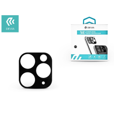 Devia Hátsó kameravédő borító + lencsevédő edzett üveg - Apple iPhone 11 Pro - Devia Glimmer Series 3D Camera Tempered Glass - black mobiltelefon kellék