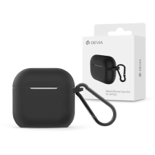 Devia Naked szilikon tok AirPods 4 fülhallgatóhoz - fekete (ST120952) fülhallgató, fejhallgató tok