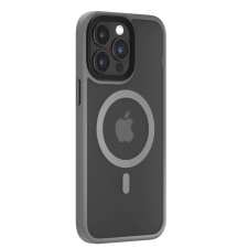Devia Pino MagSafe hátlaptok iPhone 15 Pro Max szürke tok és táska
