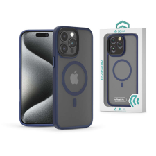 Devia Pino Series Magnetic ütésálló tok - Apple iPhone 15 Pro - kék tok és táska