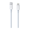 Devia smart adatkábel és töltő (type-c - lightning 8pin, 20w, 100cm, pd gyorstöltés) fehér