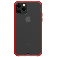 Devia Soft Elegant iPhone 11 Pro (5,8&quot;) átlátszó tok piros kerettel tok és táska