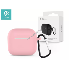 Devia szilikon tok AirPods3 fülhallgatóhoz - rózsaszin fülhallgató, fejhallgató tok