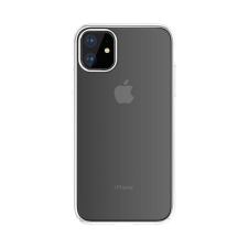 Devia Telefontok, iPhone 11 Pro Max hátlaptok, kemény, ezüst kerettel, átlátszó, Devia Glimmer tok és táska