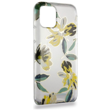Devia Telefontok, iPhone 11 Pro Max hátlaptok, virág mintás, átlátszó, Devia Perfume Lily tok és táska