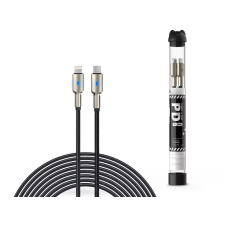 Devia Tube Mars USB-C - Lightning adat- és töltőkábel 1m fekete (ST378096) kábel és adapter