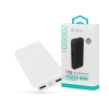Devia Univerzális hordozható, asztali akkumulátor töltő - Devia Kintone Series V2 Power Bank - 2xUSB + Type-C + microUSB - 20.000 mAh - fehér