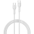 Devia USB-C - USB-C adat- és töltőkábel 1m fehér (EC151)