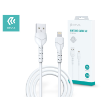 Devia USB - Lightning adat- és töltőkábel 1 m-es vezetékkel - Devia Kintone Cable V2 Series for Lightning - 5V/2.1A - white mobiltelefon, tablet alkatrész