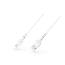 Devia USB - micro USB adat- és töltőkábel 1 m-es vezetékkel - Devia Kintone Cable V2 Series for Micro USB - 5V/2.1A - white - ECO csomagolás mobiltelefon kellék