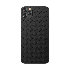 Devia Woven iPhone 11 Pro Max (6,5&quot;) fekete szilikon hátlap tok tok és táska