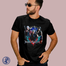  Devil May Cry 5 férfi póló ajándéktárgy