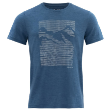 Devold Havtaka Merino 150 Tee Man blue melange (S) férfi póló