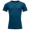  DEVOLD Lauparen Merino 190 Base Tee Man flood - póló S