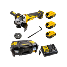 Dewalt DCG405P3 Akkumulátoros sarokcsiszoló + Koffer (DCG405P3-QW) sarokcsiszoló