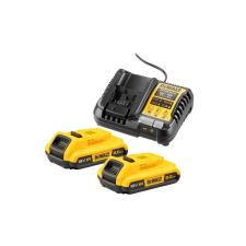 Dewalt XR Akkumulátor és töltő szett 18 V (2 x 2 Ah akku) DCB1104D2 barkácsgép akkumulátor