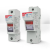 df Electric Szolár hengeres biztosító aljzat 10x38mm 2P 1000V PMX-10 kijelzővel