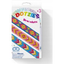 Diamond Dotz : Gyémántszemes karkötő készítő szett - Hullám (DTZ11.012) (018-DTZ11012) kreatív és készségfejlesztő