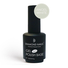 Diamond Nails Gél Lakk - Rubber Base - Angel White - Milky White 15ml lakk zselé
