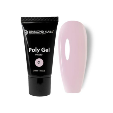 Diamond Nails Poly Gel 01 - MILKY PINK 30ml műköröm zselé
