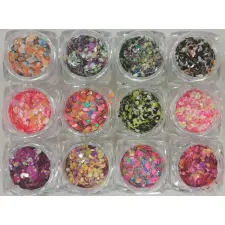  Diamond Nails Rainbow konfetti szett körömdíszítő
