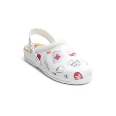 Diana dian pisa estampado ob e FO unisex védőpapucs mintás-fehér -44 diana termék