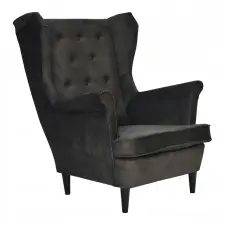  Diana Scandinavian Family Meble Silver Wingback fotel, krémszínű, törtfehér bútor