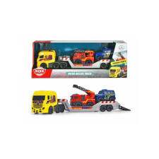  Dickie Autószállító kamion - mentőautókkal (203715020) autópálya és játékautó