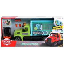  Dickie Heavy Road teherautó 22 cm - csomagszállító targoncával autópálya és játékautó