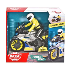 Dickie Motoros rendőr fénnyel és hanggal 15 cm autópálya és játékautó