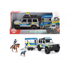 Dickie : Rendőrautó lószállító utánfutóval, 1:24 autópálya és játékautó