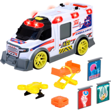 Dickie Toys Ambulance sürgősségi jármű - Színes autópálya és játékautó