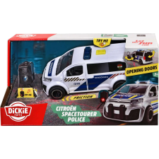 Dickie Toys - Citroen SpaceTourer rendőrautó traffipax-szal 15cm autópálya és játékautó