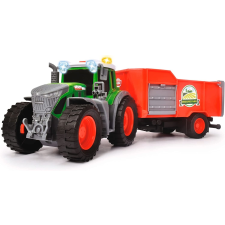 Dickie Toys Farm Traktor utánfutóval - Színes autópálya és játékautó