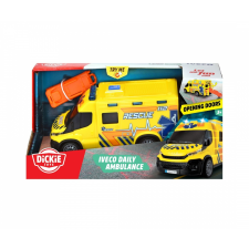 Dickie Toys Iveco Mentőautó - Sárga autópálya és játékautó