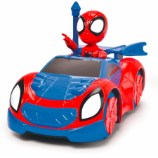 Dickie Toys Jada Toys Spidey távirányítós autó - Piros/kék autópálya és játékautó