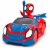 Dickie Toys Jada Toys Spidey távirányítós autó - Piros/kék (203223000)