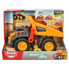 Dickie Toys - Volvo dömper súlyérzékelővel autópálya és játékautó