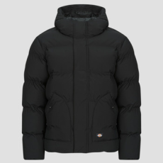 DICKIES Steppelt kabátok EAGLEVILLE HOODED PUFFER Fekete EU L