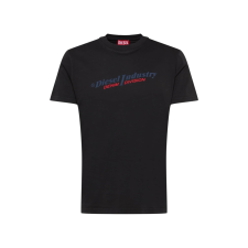 Diesel Póló 'DIEGOR'  fekete / piros / benzin férfi póló