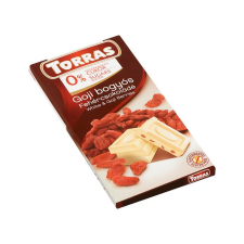 Diet Torras táblás fehércsokoládé-goji - 75g diabetikus termék