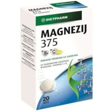 DIETPHARM magnézium 375 pezsgőtabletta 20db pezsgőtabletta