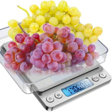 Digitális konyhai mérleg 2 tállal - 2kg konyhai mérleg
