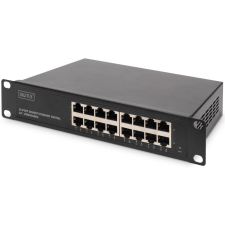 Digitus 16 portos Gigabit Ethernet Switch (DN-80115) (DN-80115) hub és switch