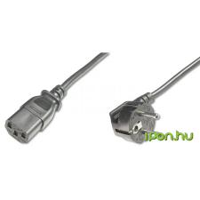 Digitus 230V IEC Tápkábel Fekete 1.8m AK-440100-018-S kábel és adapter