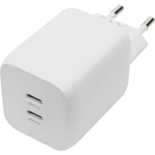 Digitus 2xUSB-C töltőadapter fehér (DA-10063) mobiltelefon kellék