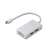 Digitus Assmann DisplayPort splitter cable, miniDP - DP+HDMI+DVI (AK-340509-002-W)