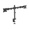 Digitus asztalra csavarozható monitortartó konzol 2xLCD, max. 27'' 16kg (DA-90349) (DA-90349)