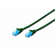 Digitus CAT5e U-UTP Patch Cable 3m Green kábel és adapter